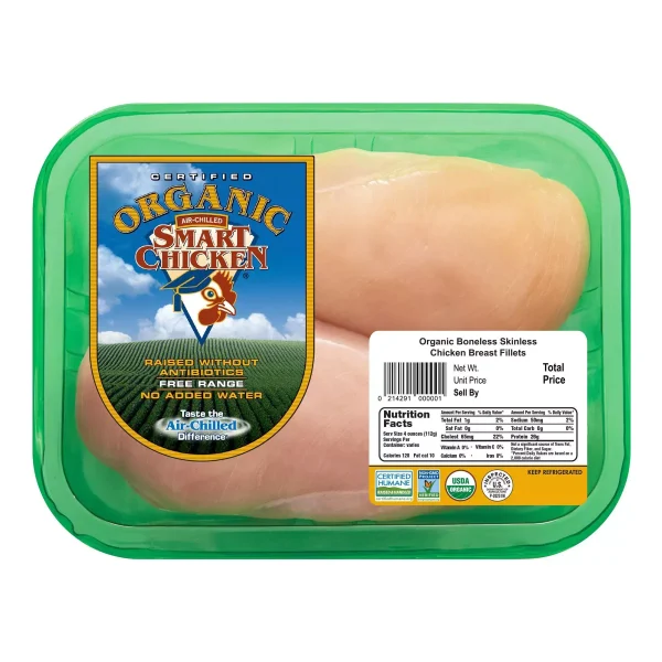 Smart Chicken Organic Boneless & Skinless Chicken Breast