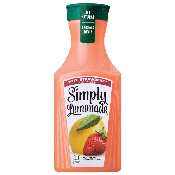 Simply Lemonade with Strawberry Juice
